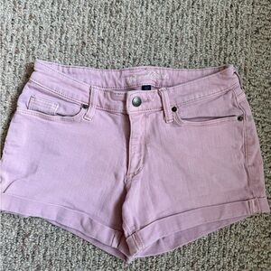 Pink Denim Shorts